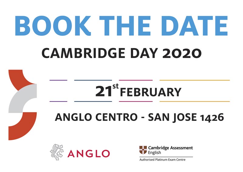 Book the date Cambridge Day 21 feb 2020