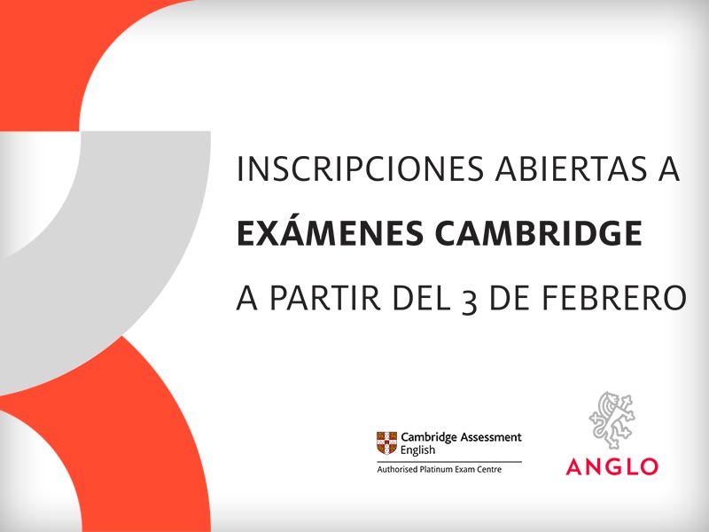 Exámenes Internacionales Cambridge febrero 2020